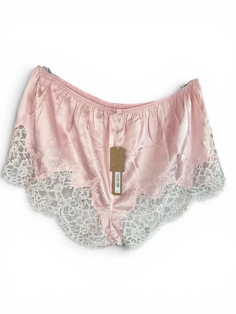 NWT Gorgeous SKIMS Peony Tonal Silk Lace Cami & Short Set Medium